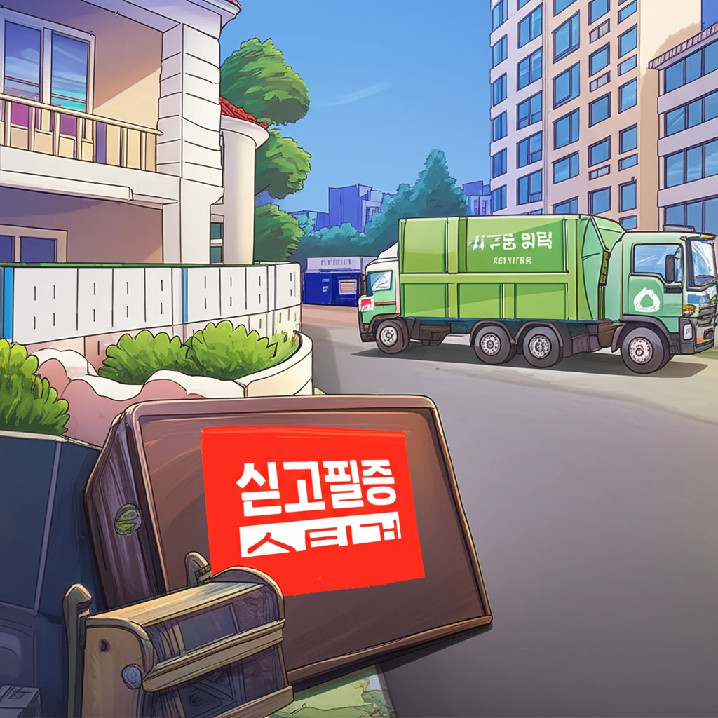 인천 서구 대형폐기물 미수거? 신고번..