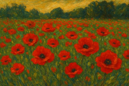 반 고흐의 양귀비 그림