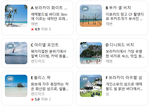 보라카이 4월 날씨 옷차림 추천 여행지