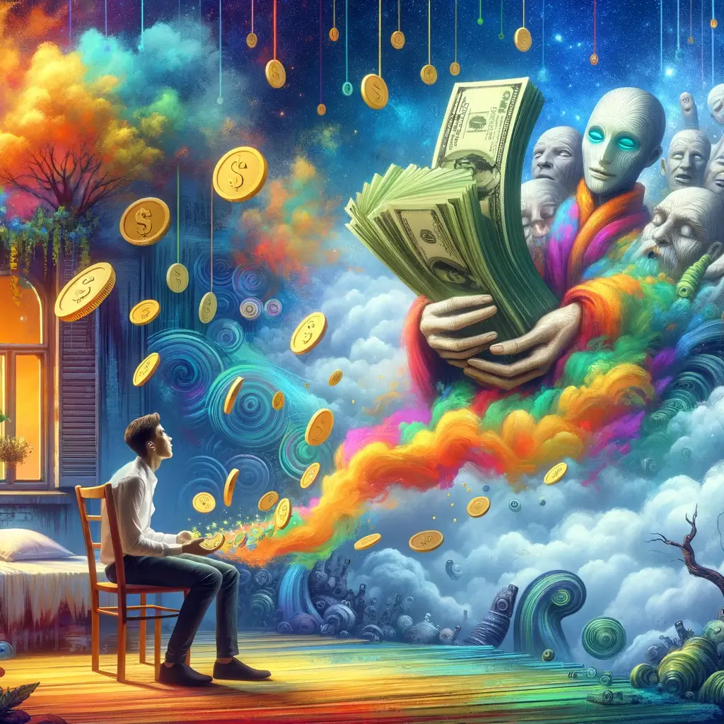 돈다발 받는 꿈 해몽