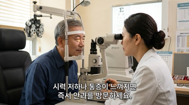 결막염 안과 진료 시력 검사
