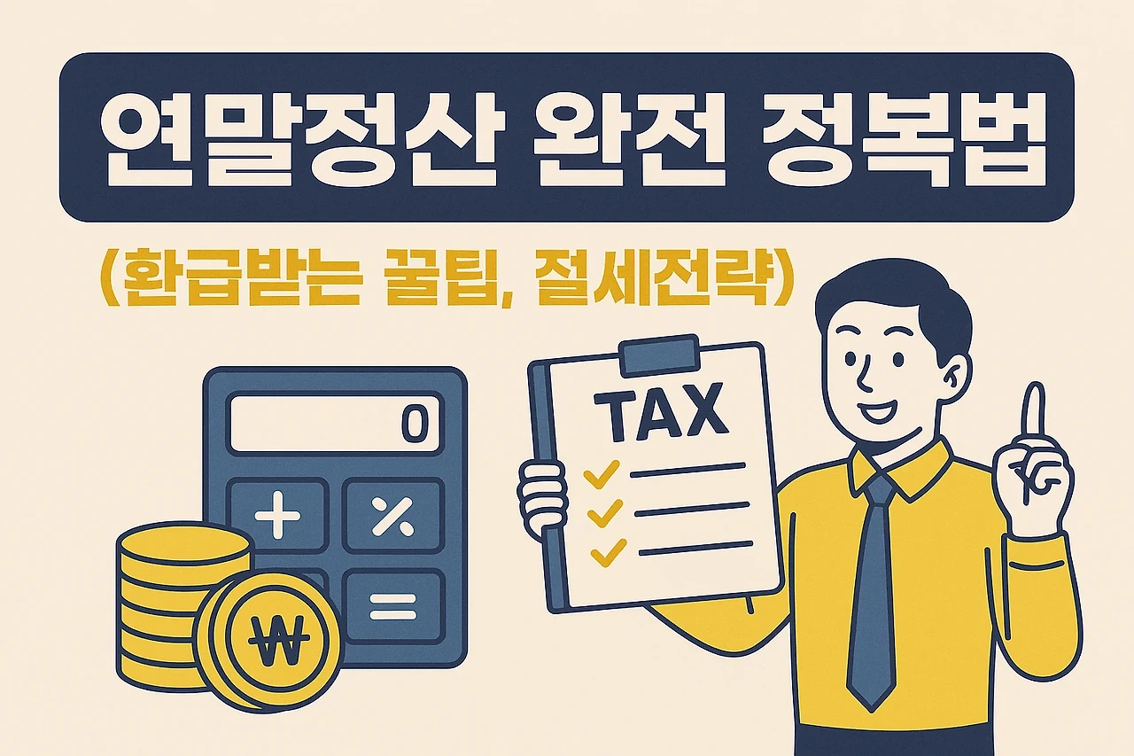 연말정산 완전 정복법 (환급받는 꿀팁, 절세전략)