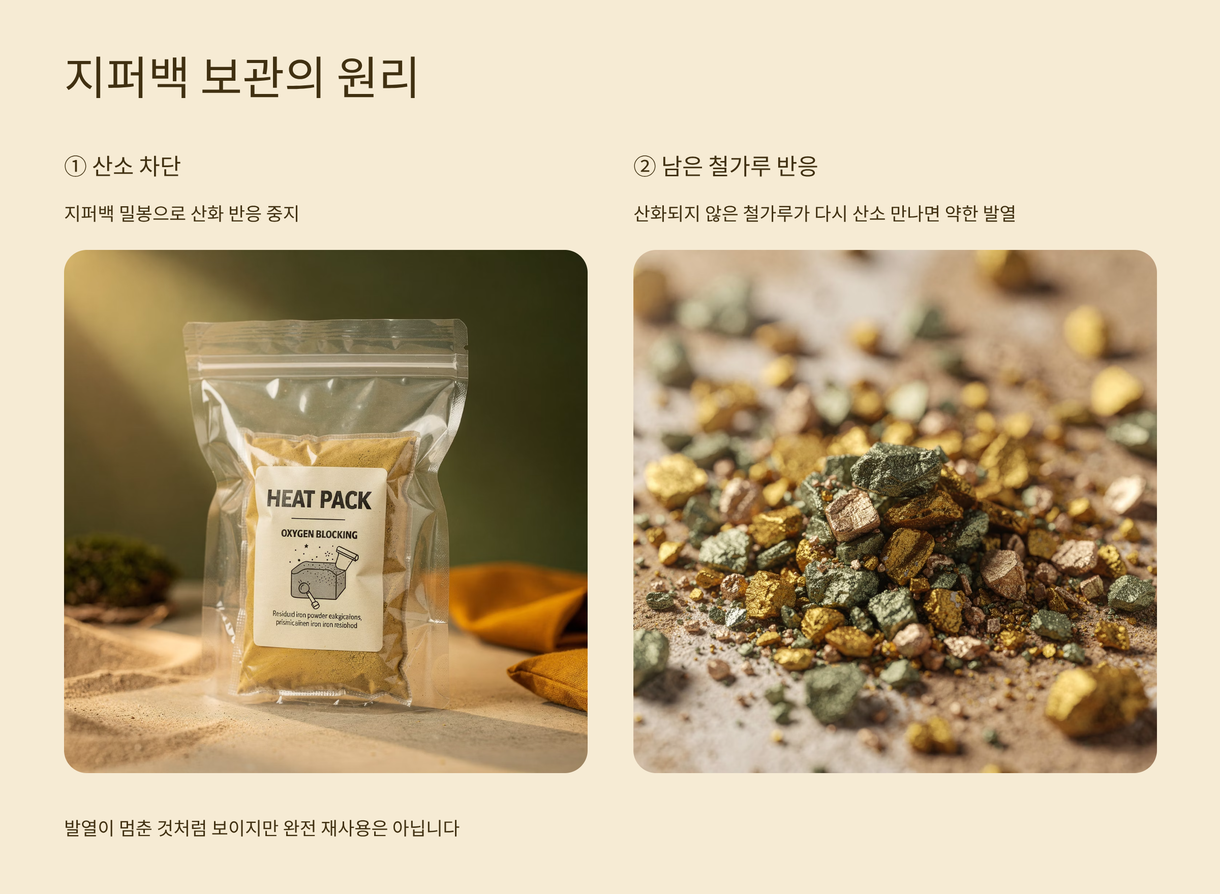 핫팩을 지퍼백에 넣는 이유