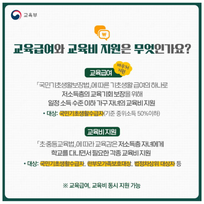 교육급여바우처 신청자격