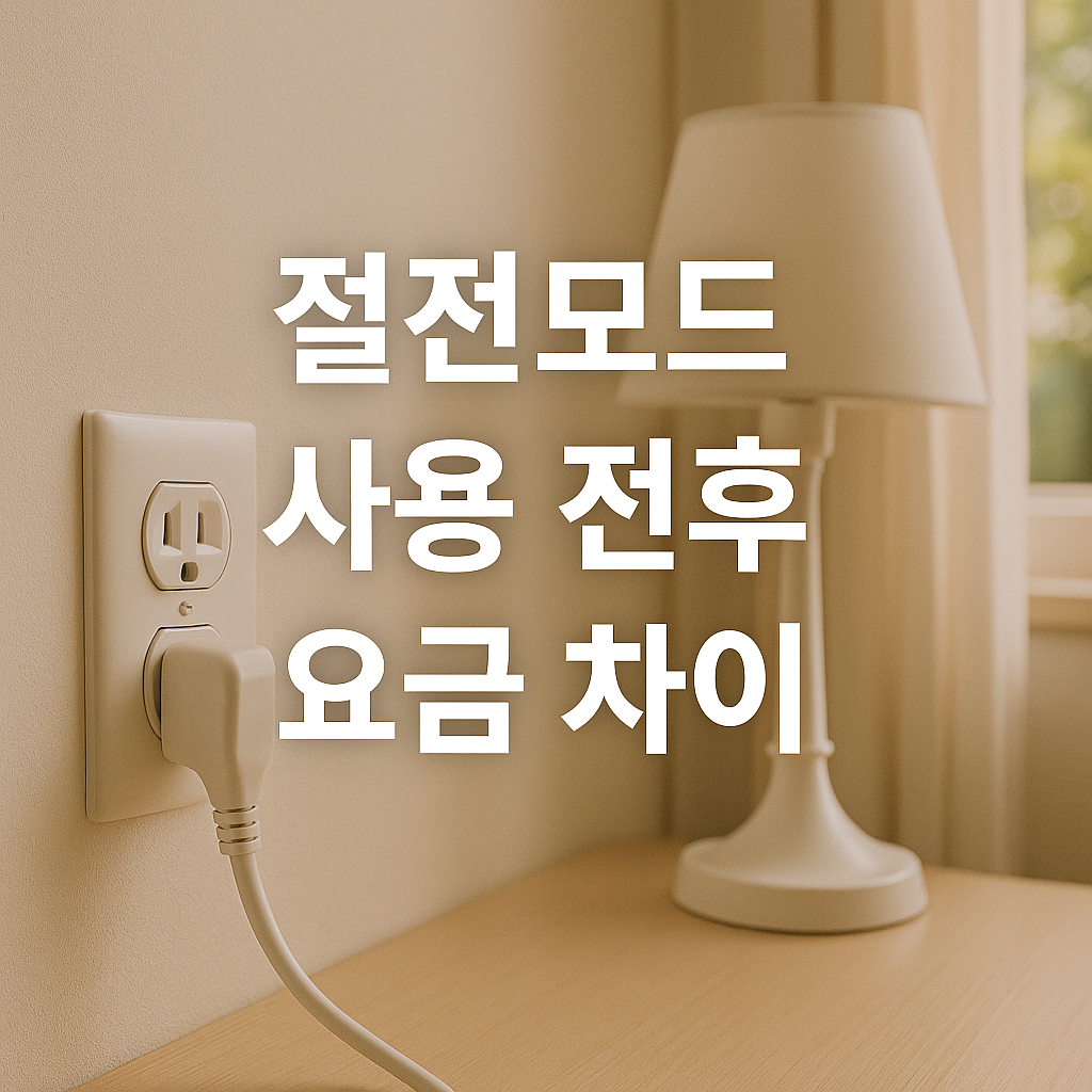 절전모드 사용 전후 요금 차이 (가전제품별 비교, 소비전력 분석, 절전 꿀팁)