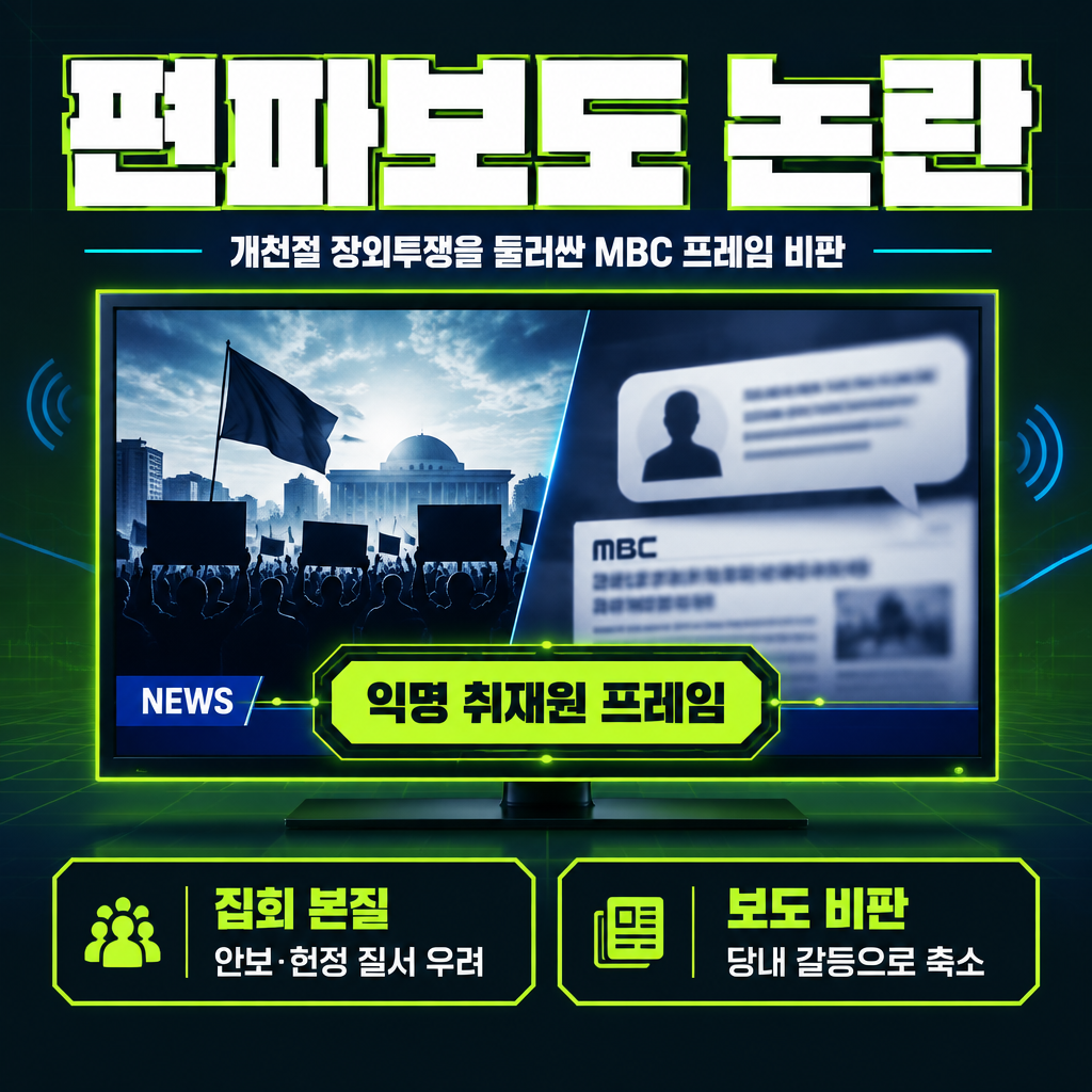 편파보도 논란
