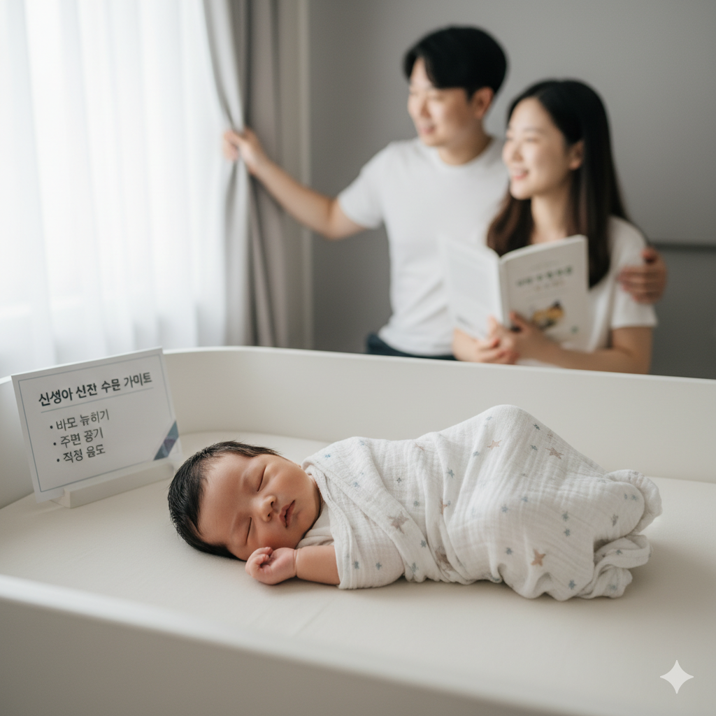 신생아안전수면, 신생아수면자세, 신생아수면가이드, 신생아잠, 신생아육아정보, 신생아안전, 초보엄마육아, 초보아빠육아, 0개월아기, 신생아수면팁