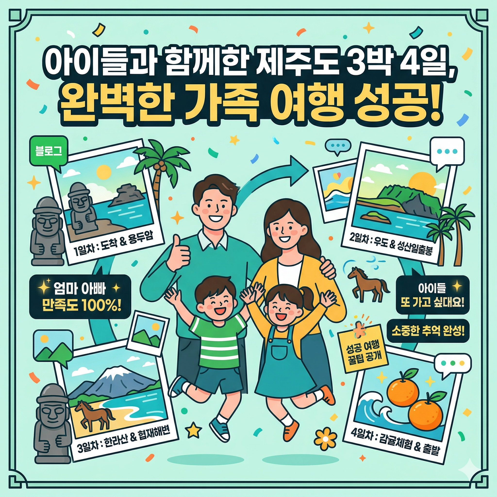 첫날 성산일출봉에서 시작하는 제주 가족여행