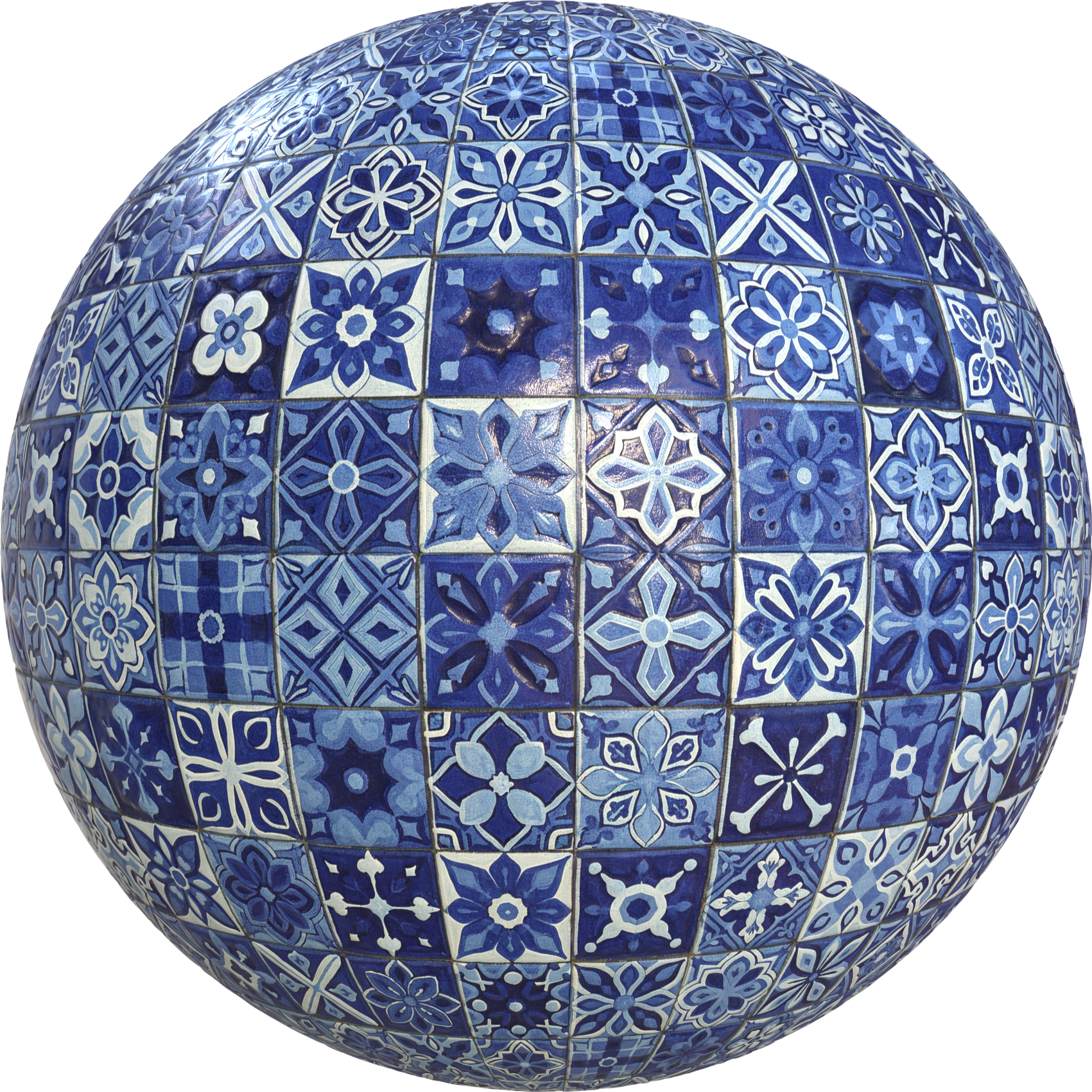 blue tile pbr texture sbsar