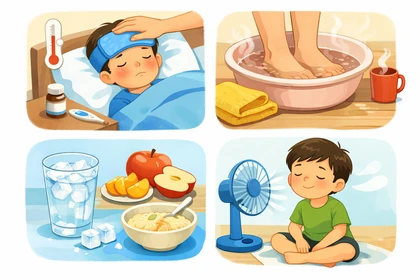 열감기 시 체온 낮추는 방법 설명2