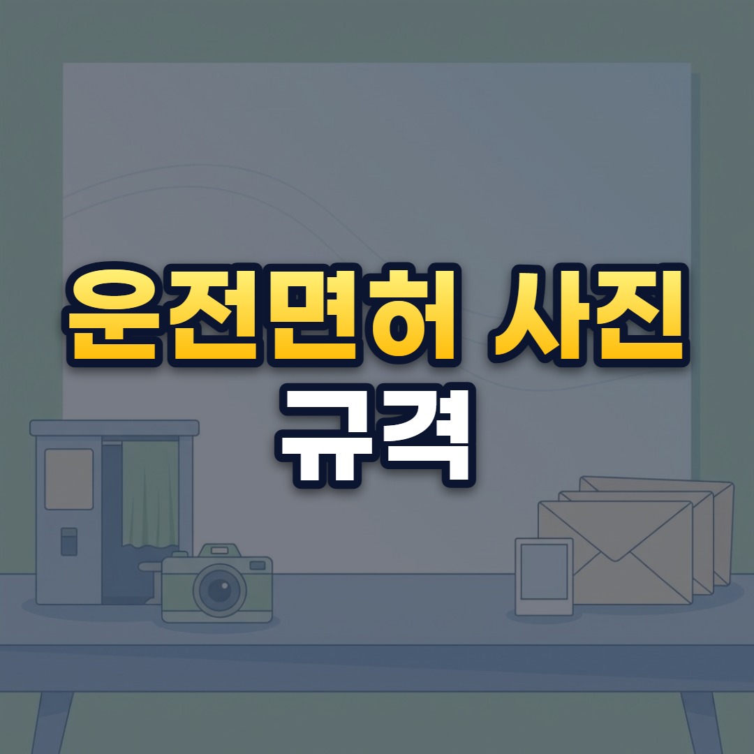 운전면허 사진 규격
