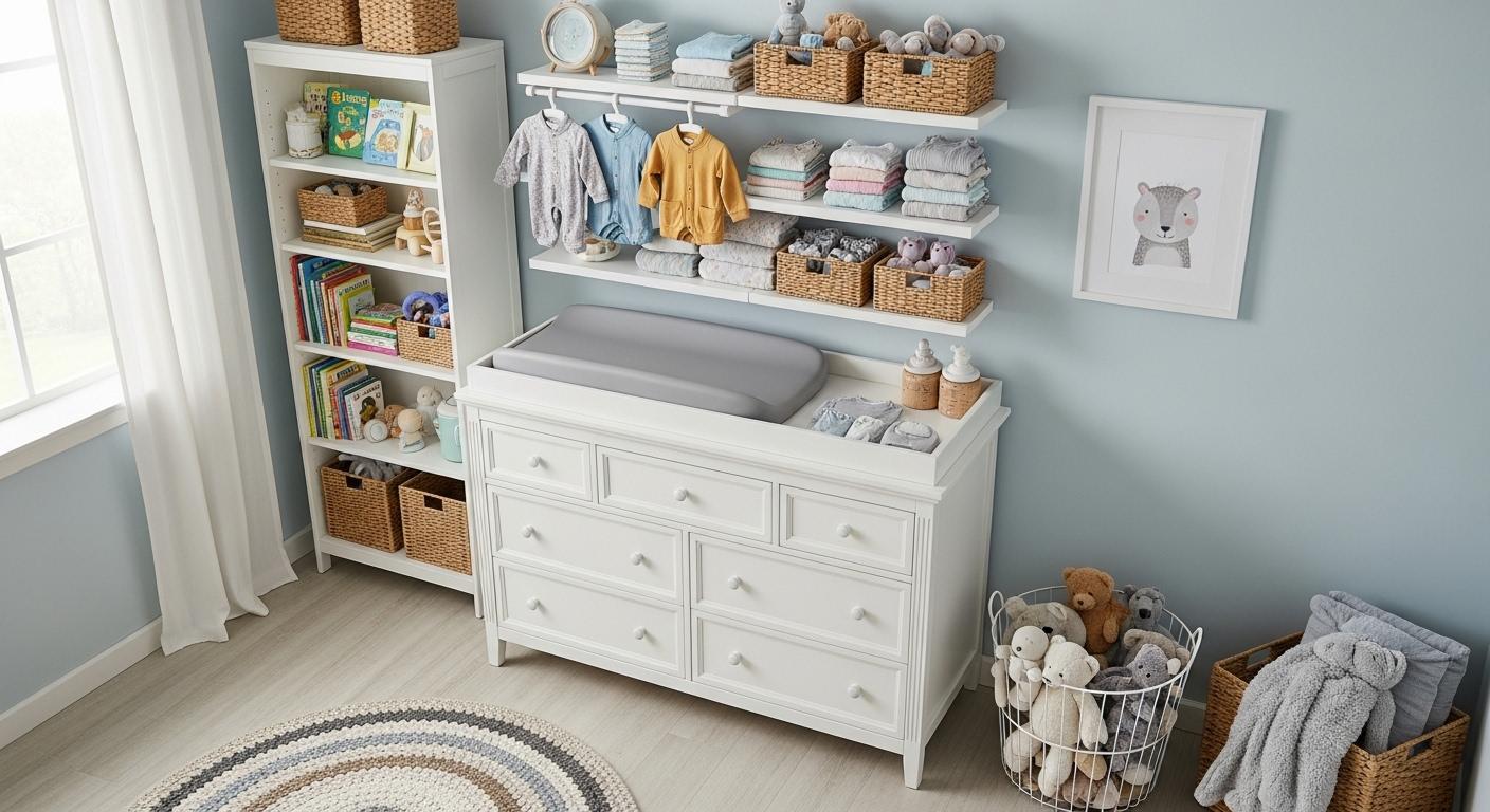 아기방 수납장