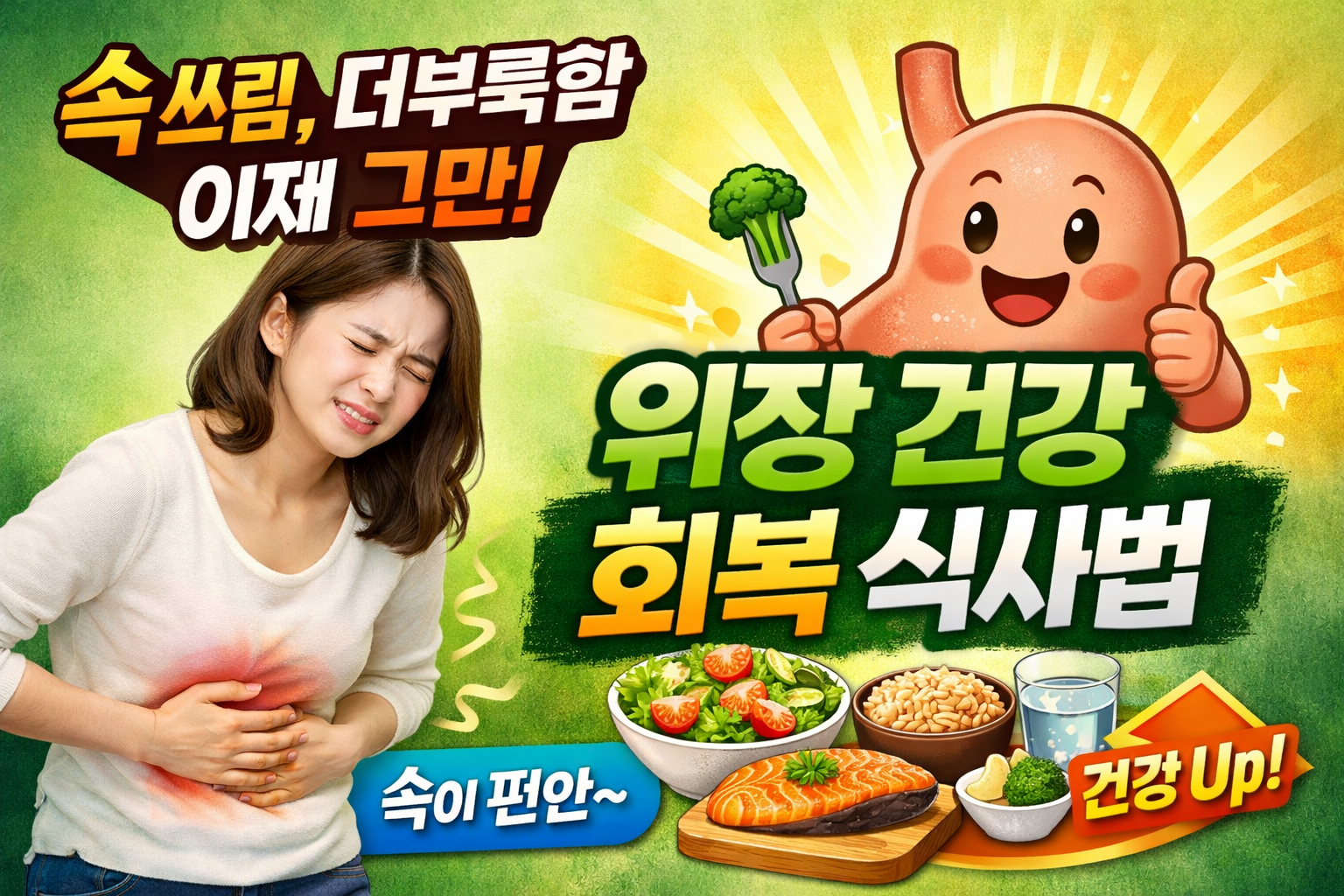 위장을 망치는 음식 궁합