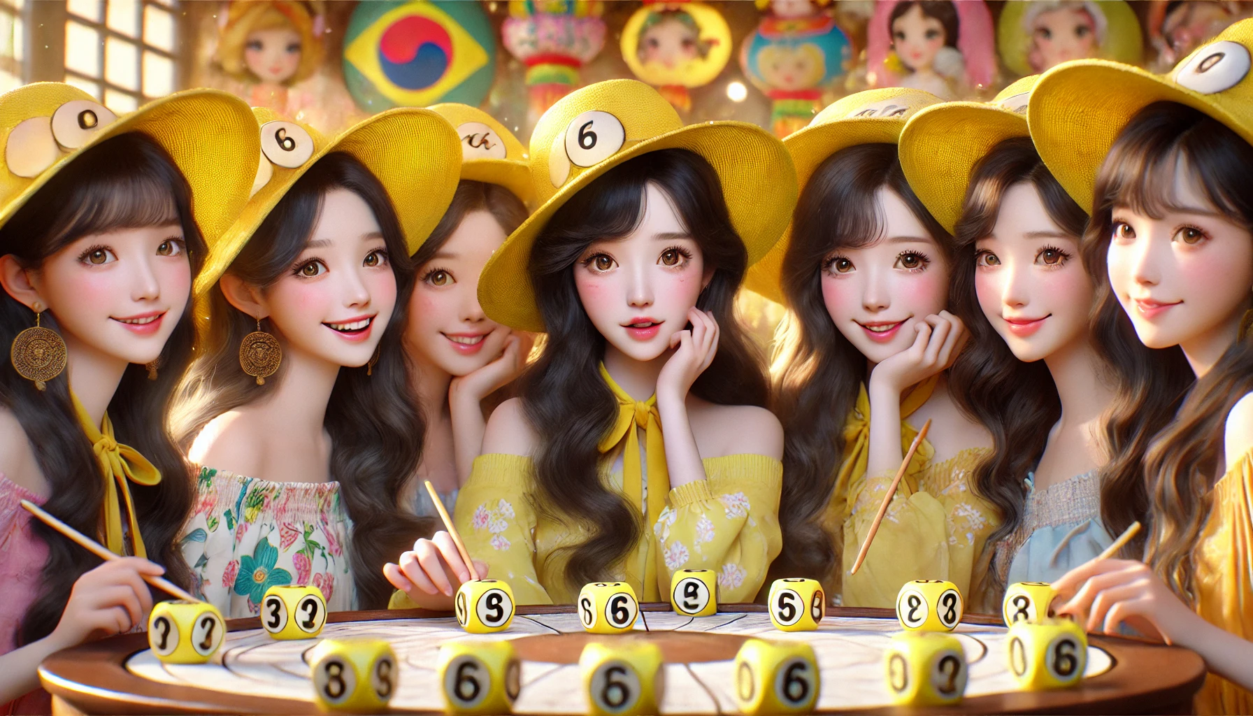 투표하는 미녀들