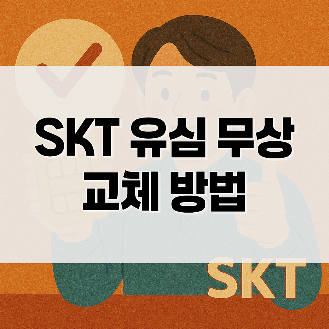 SKT 유심무상교체 방법