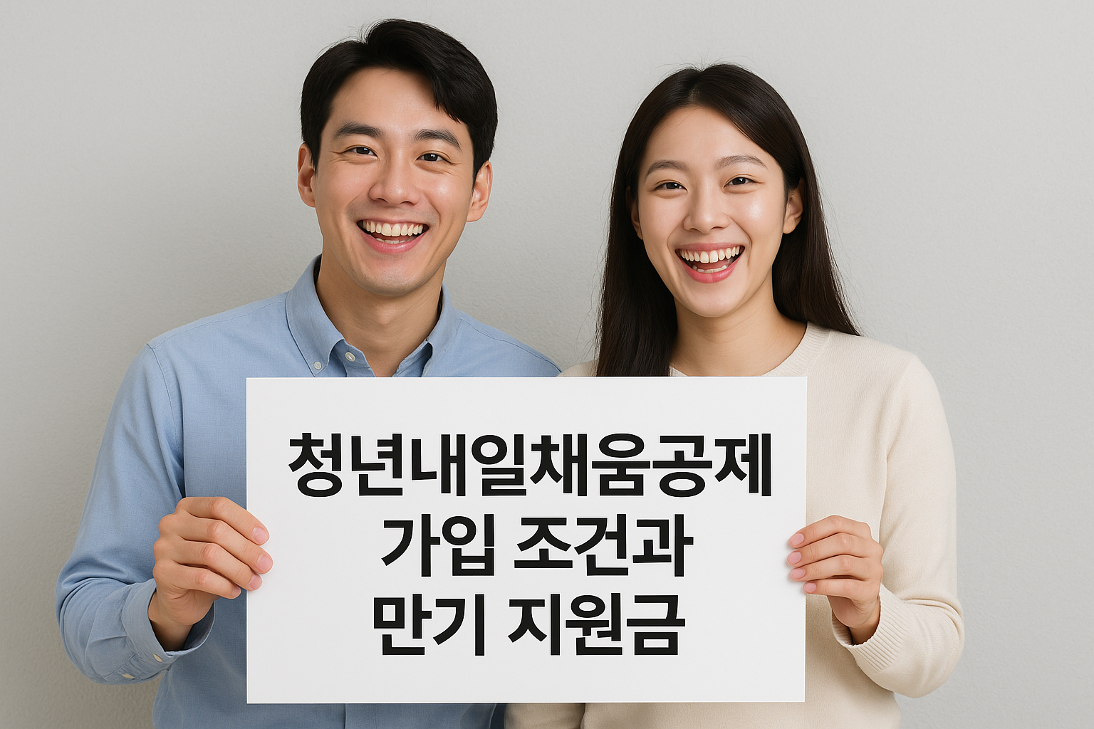 청년내일채움공제 가입 조건과 만기 지원금 총정리