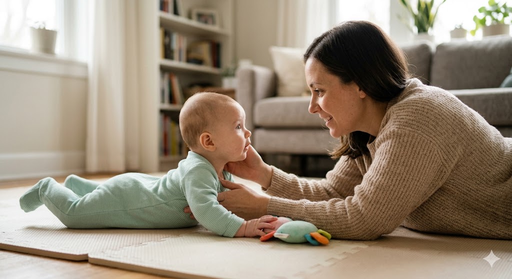 아기 되집기연습