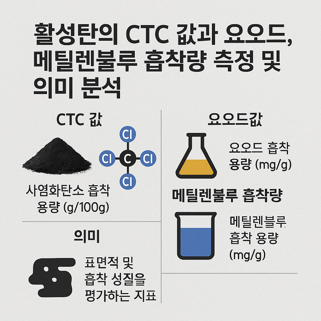 활성탄 요오드 값