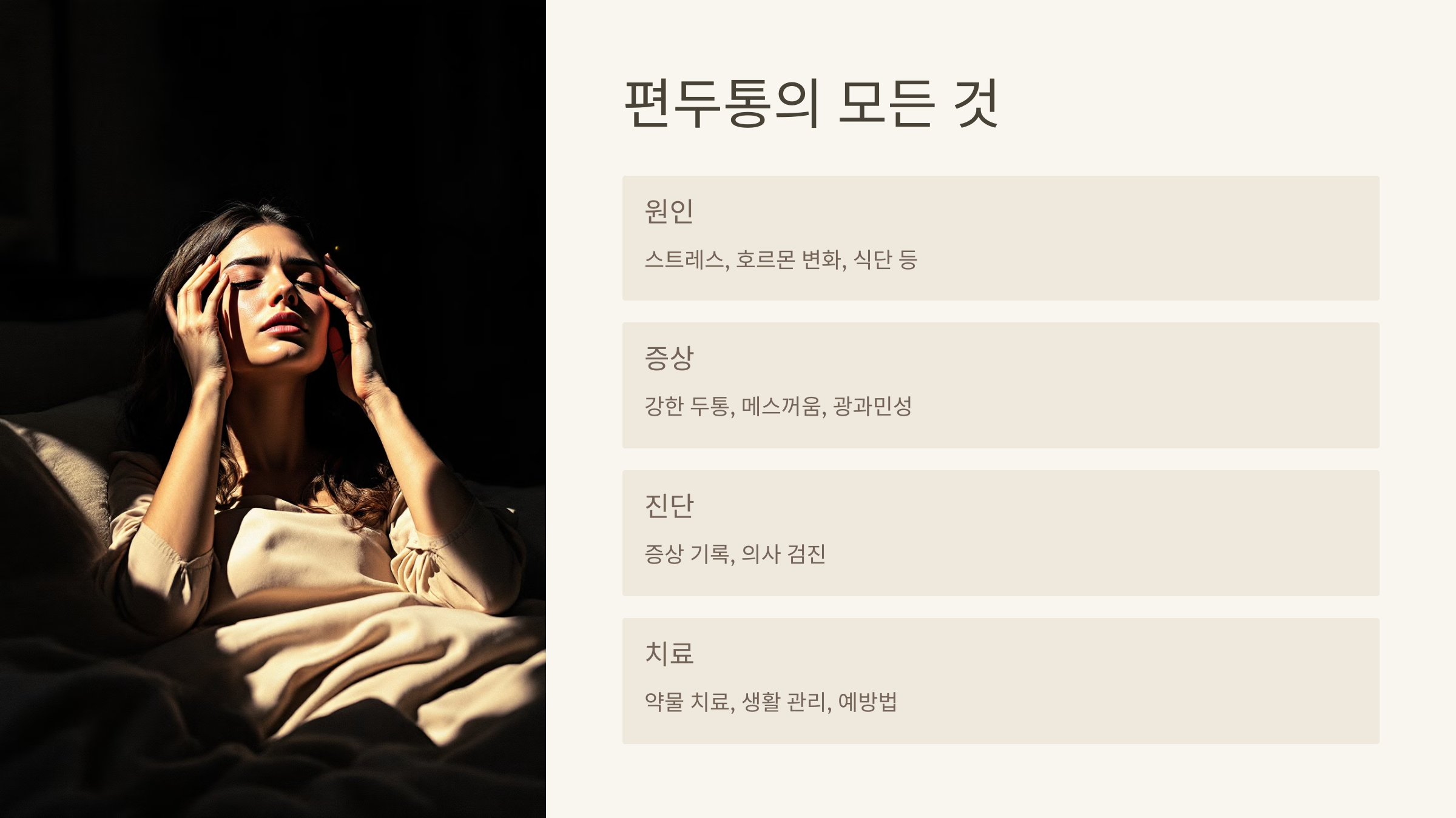 편두통의 모든것