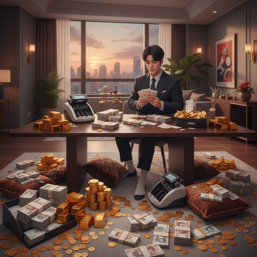 돈 세는 꿈