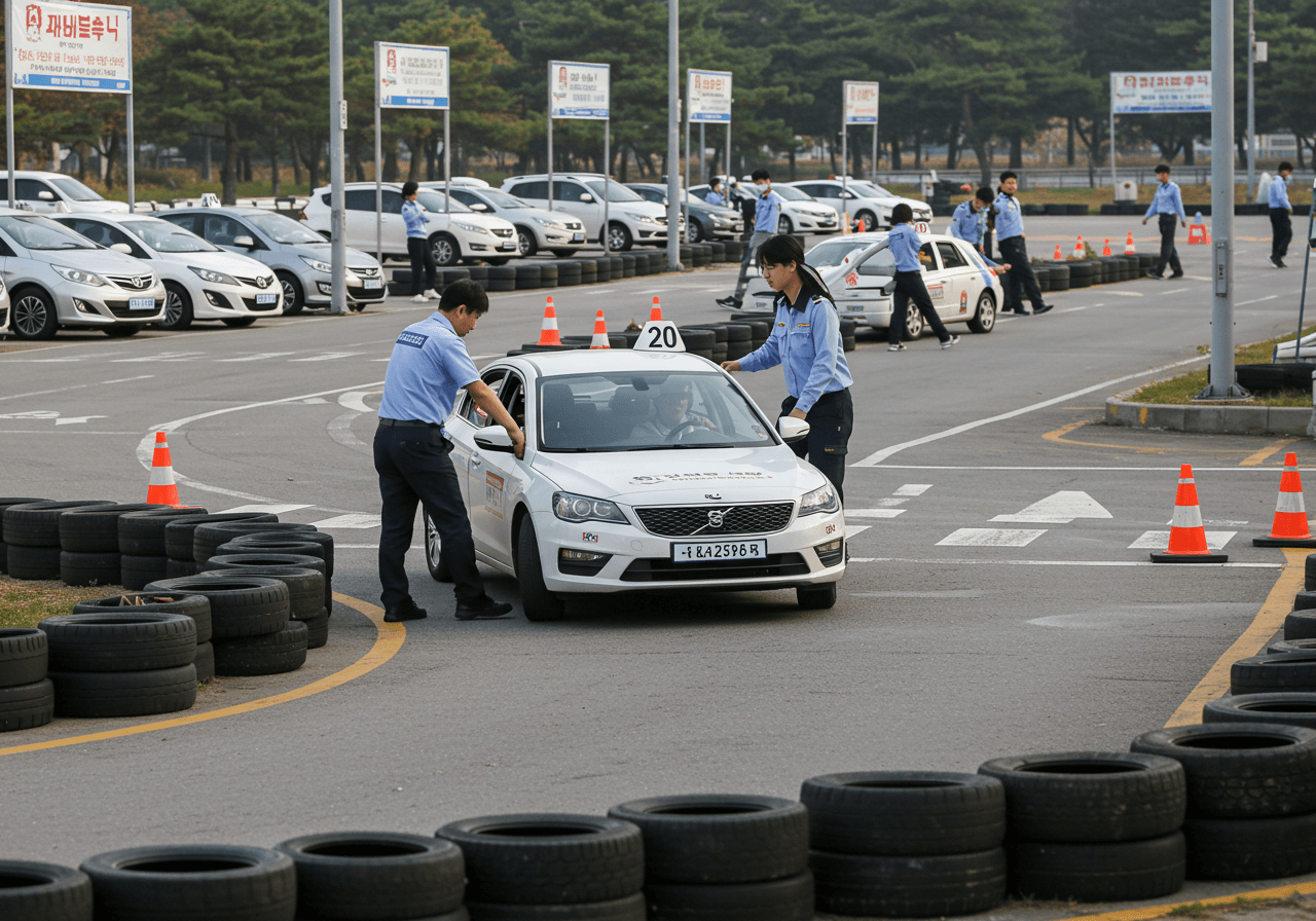 운전면허시험장 사진