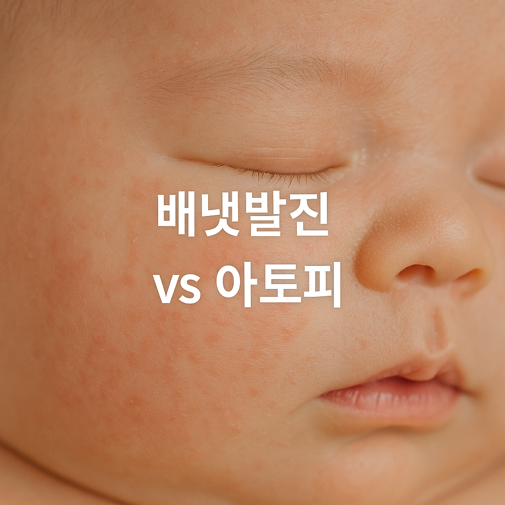 아기 피부 거칠고 돌기 올라올 때, 아토피일까 배냇발진일까