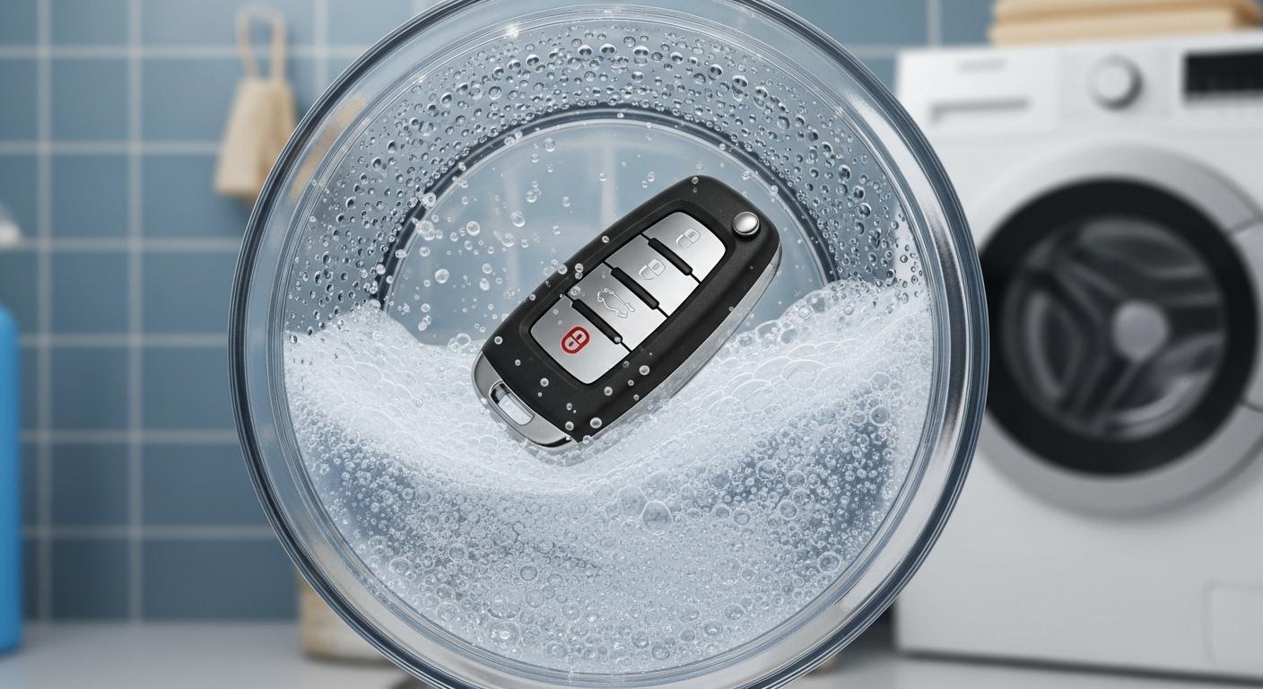 자동차 스마트키 세탁기