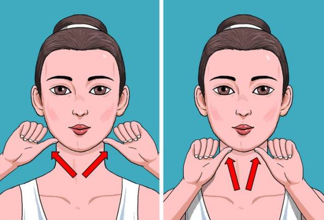 윤곽주사 턱선 살리기 운동 턱선리프팅 마사지