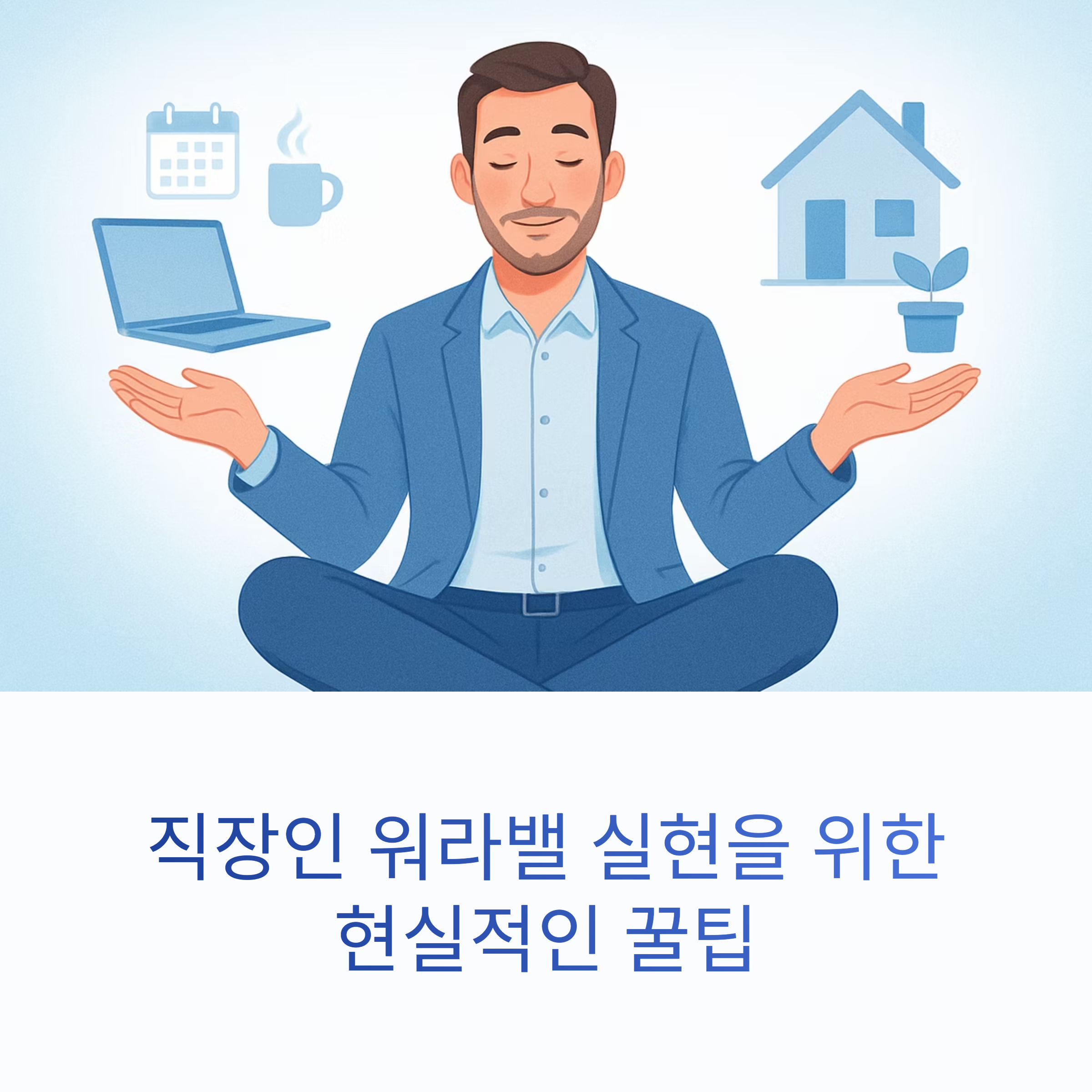 직장인 워라밸 실현을 위한 현실적인 꿀팁