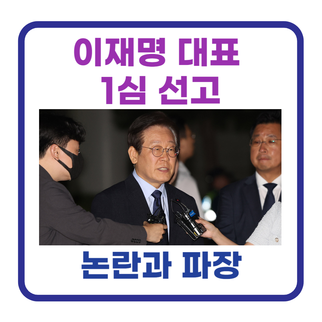 이재명 대표 1심 선고 : 공직선거법 위반 혐의와 그 논란
