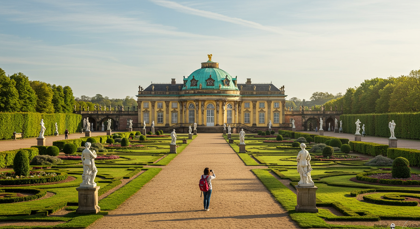 산수시 궁전의 이미지