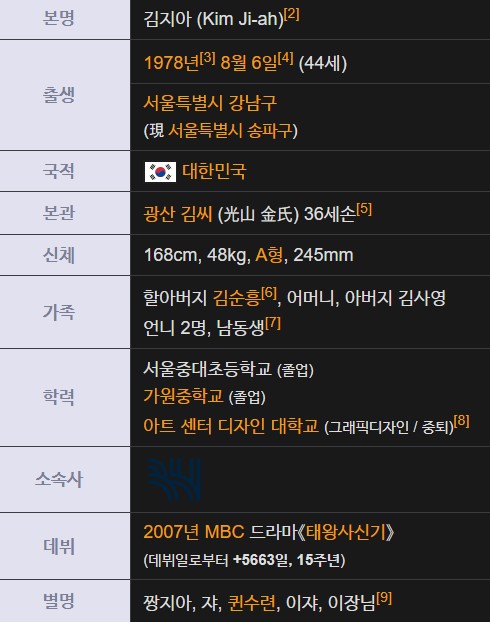 이지아 프로필