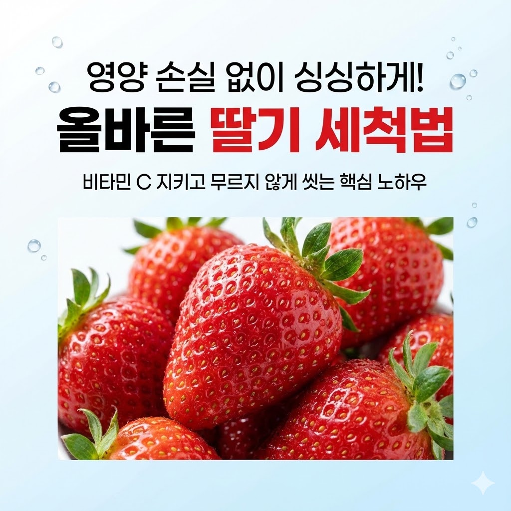 딸기세척법