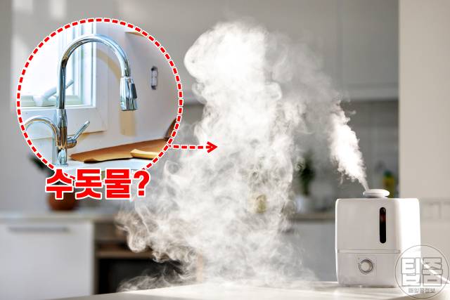 가습기 수돗물 미세먼지,가습기 정수기물 세균,팁줌