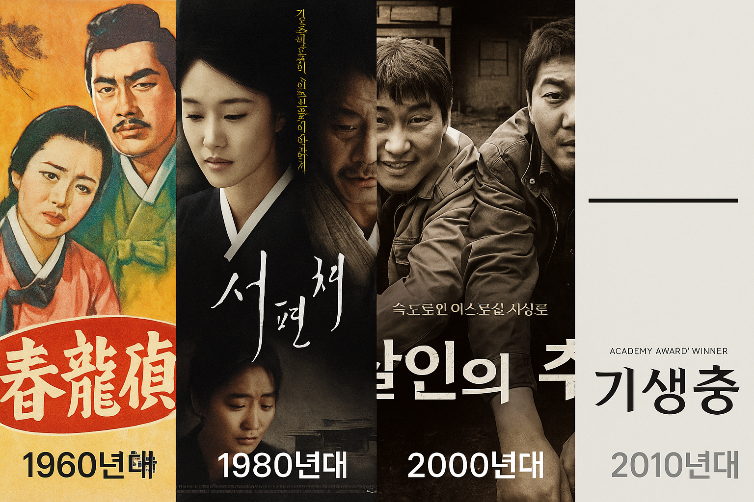 한국 영화 포스터 변천사 관련 사진