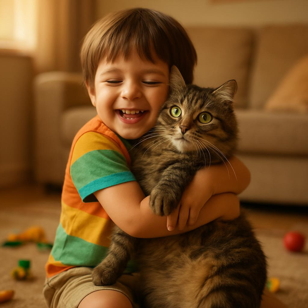 고양이랑 아이랑 같이 키우기 (애묘육아)