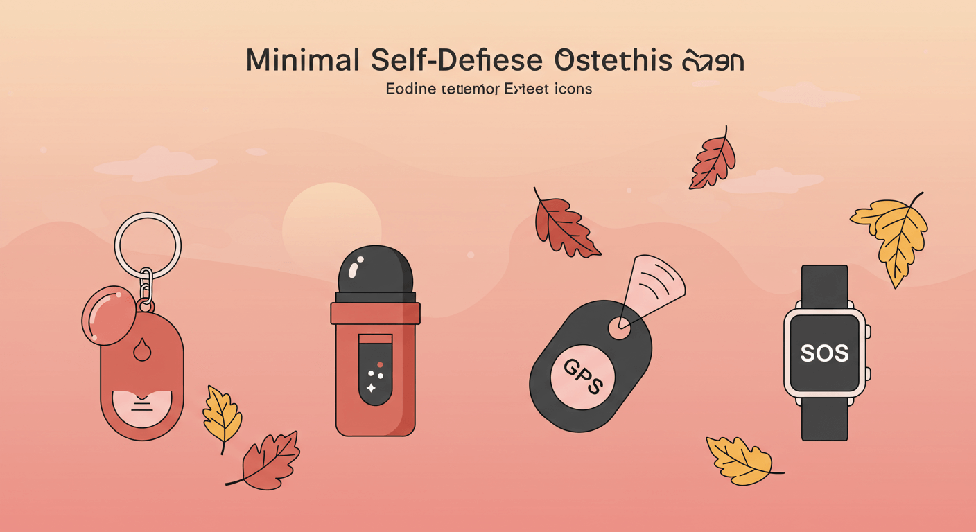 10월 필수 호신용품 (가을철, 외출안전, 셀프보호)
