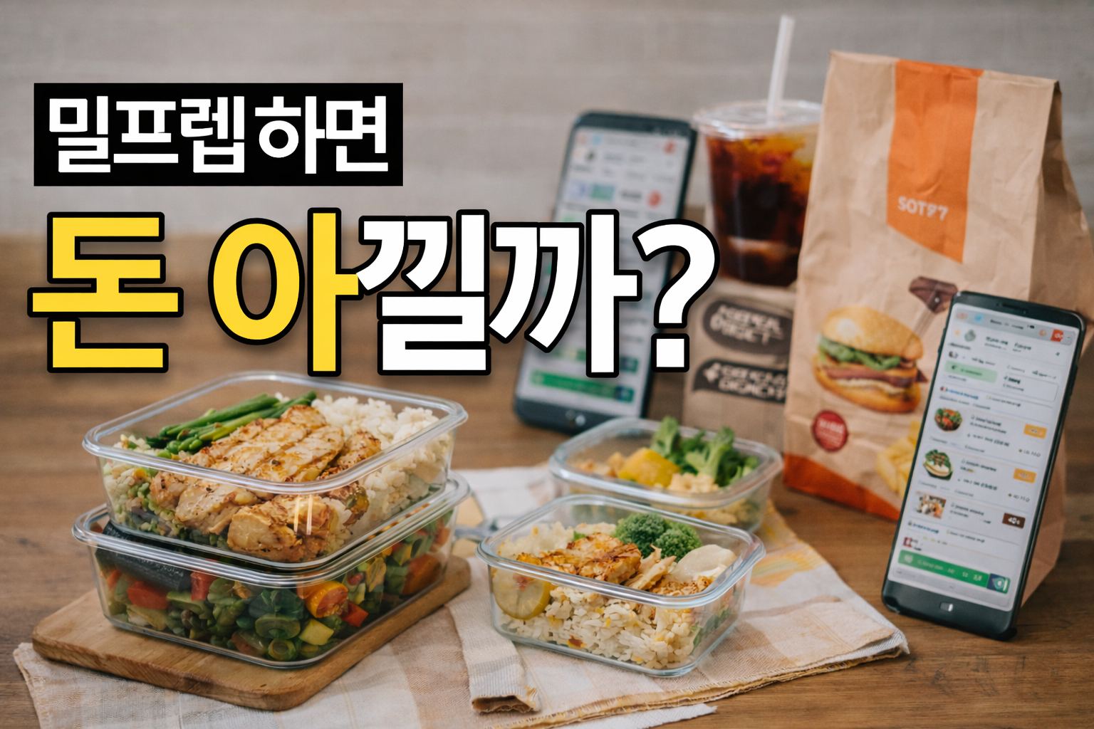 밀프렙하면 돈 아낄까