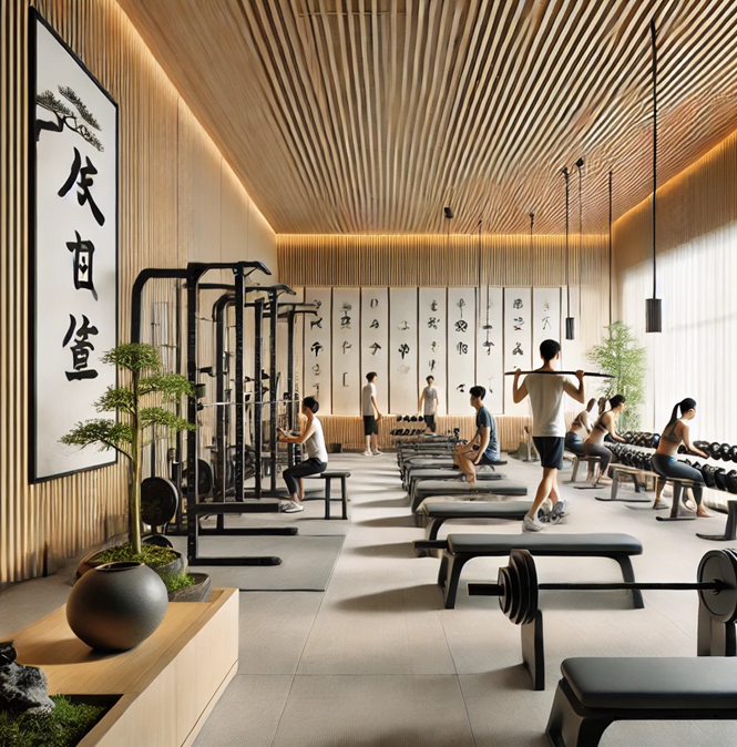 일본 헬스 관련 사진