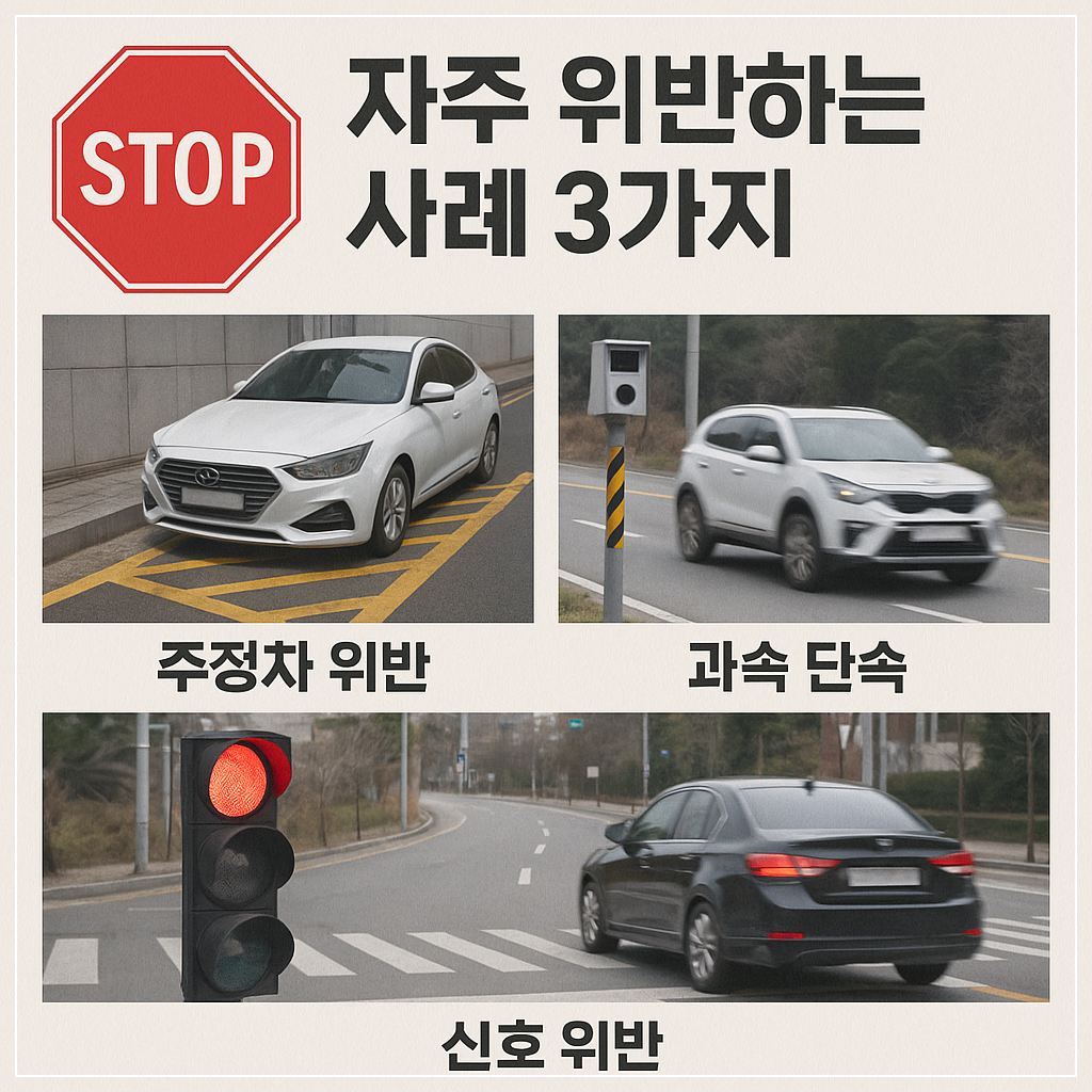 교통 단속 키메라 사진