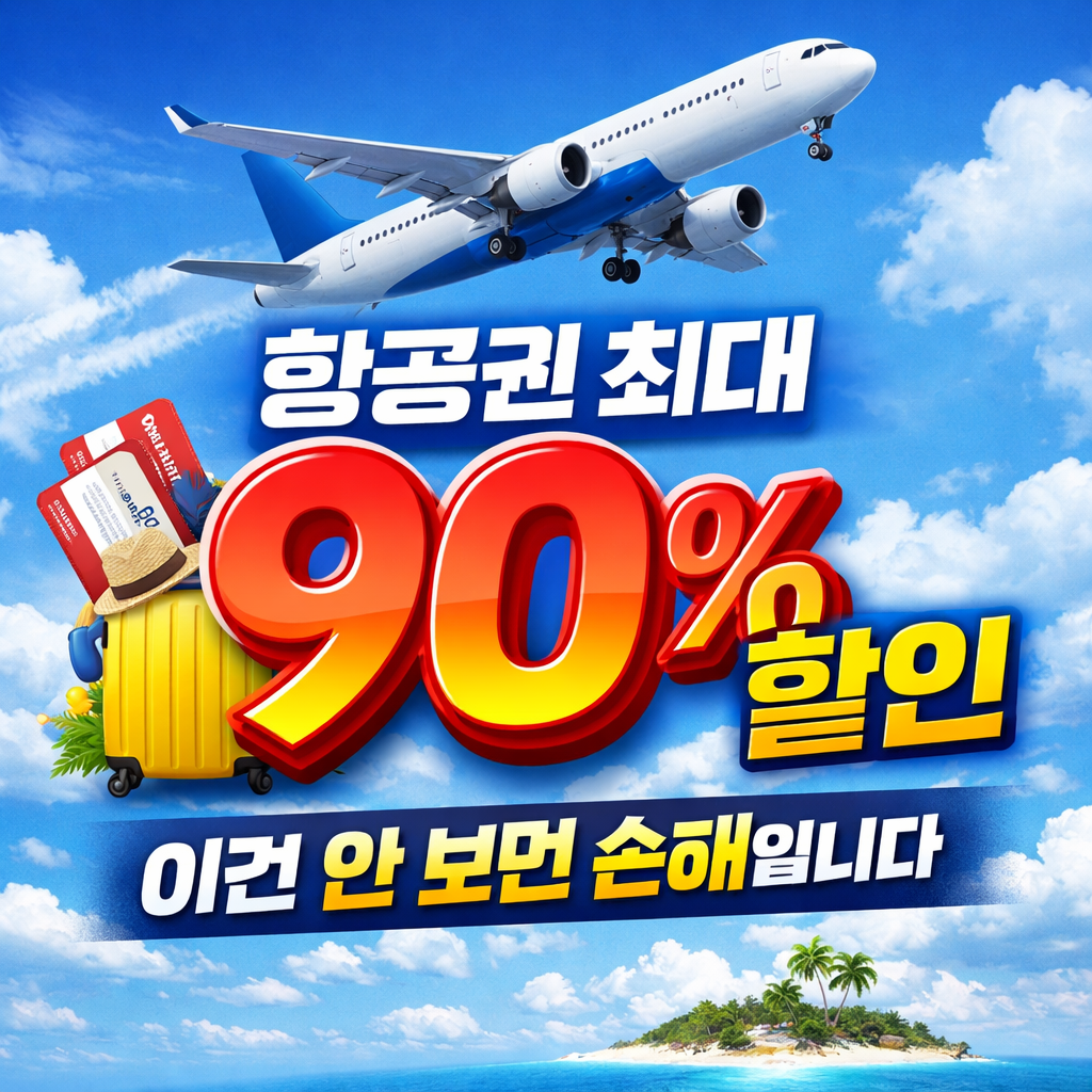 최대 90% 항공권 구매하러 가기