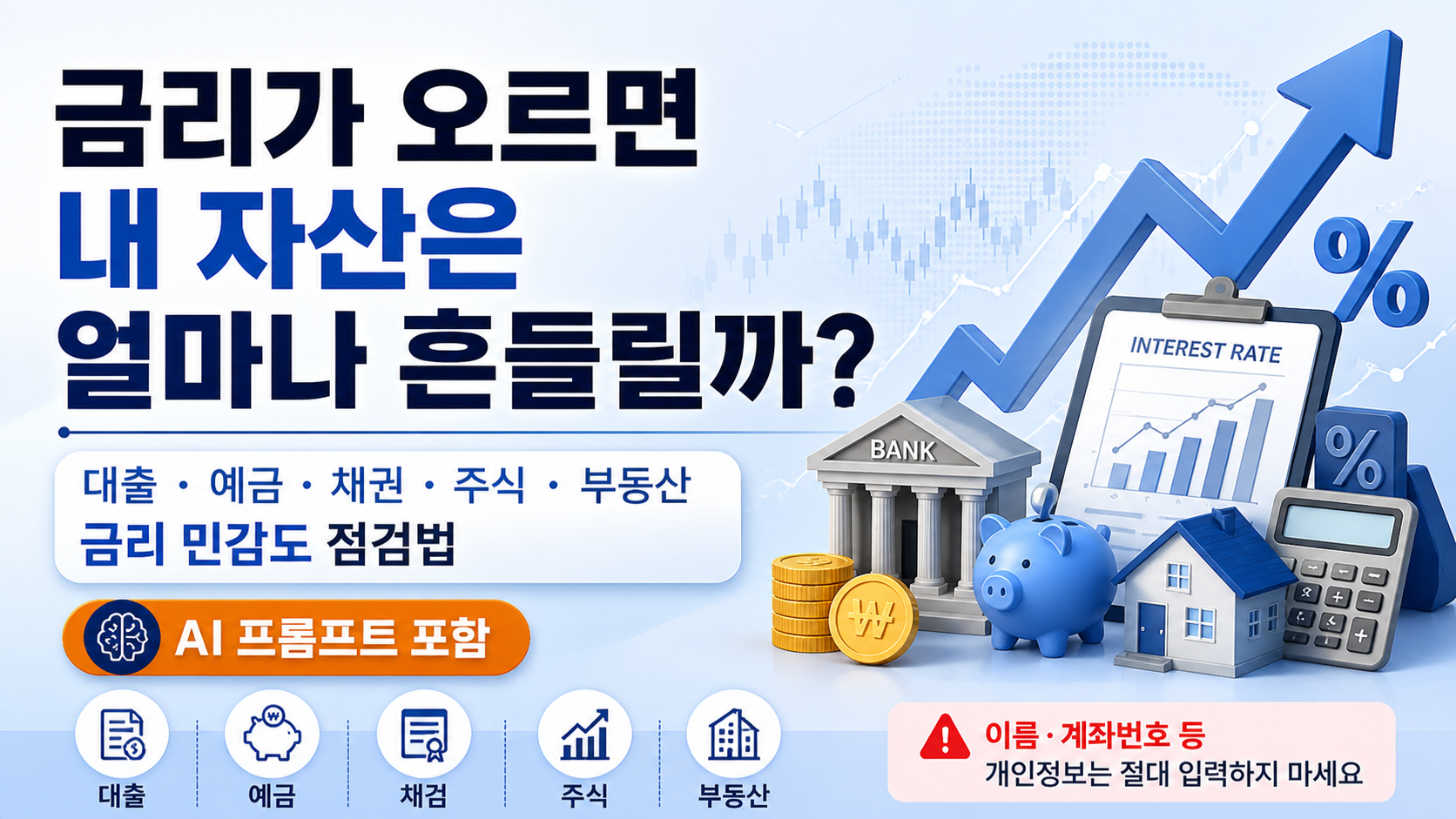금리 변동에 따른 자산가치 변동 내용 대표이미지