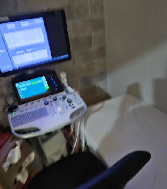 초음파 검사실 내부