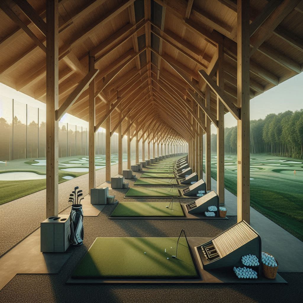 실외골프연습장 배경