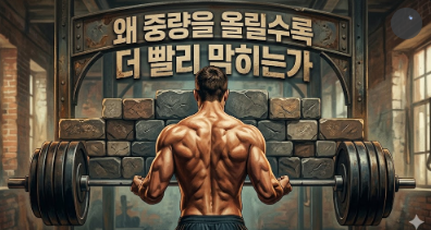 왜 중량을 올릴수록 더 빨리 막히는가