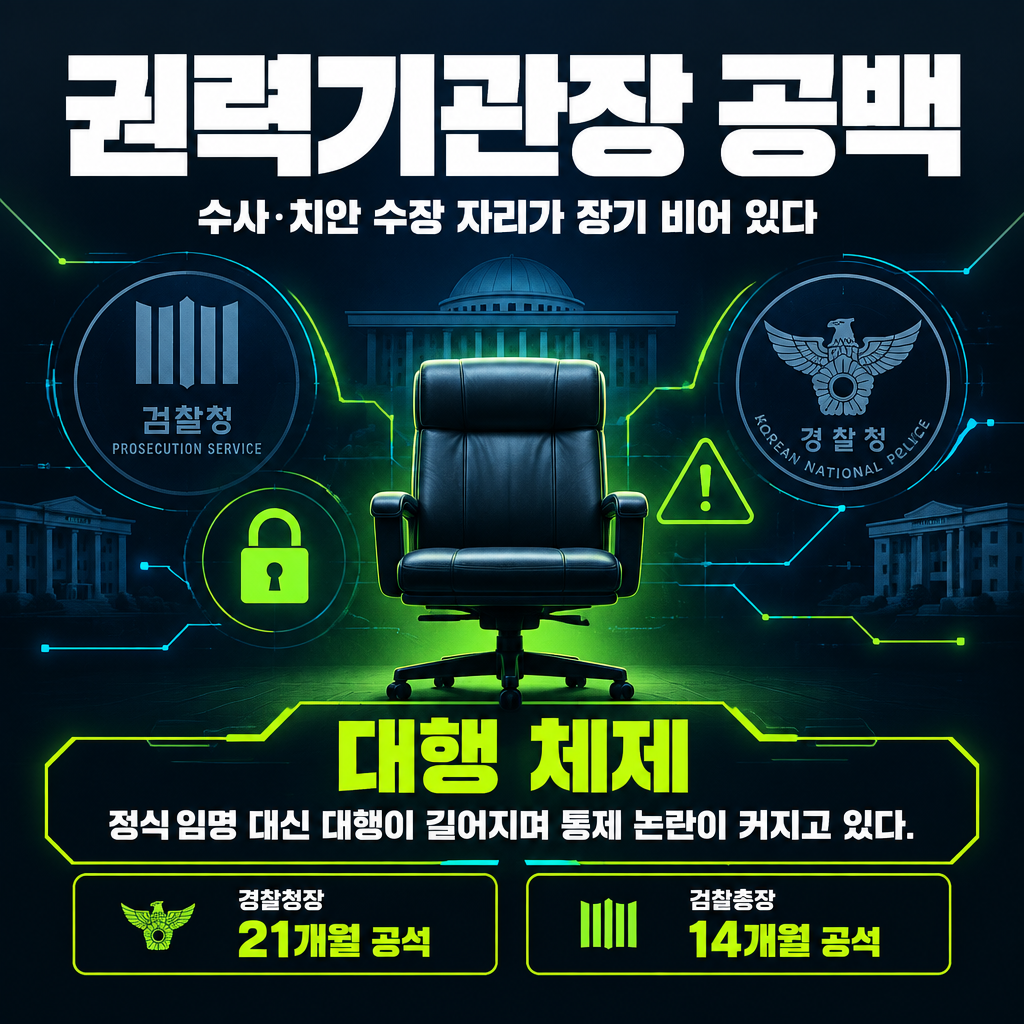 권력기관장 공백