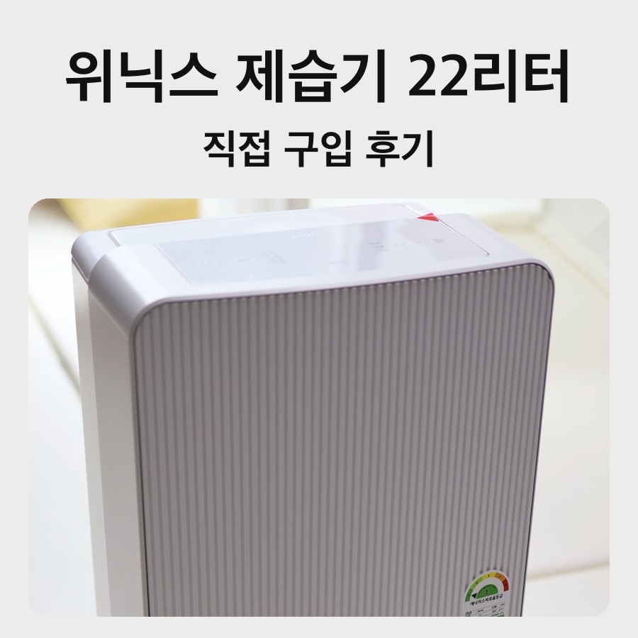 위닉스 뽀송 인버터 22L 제습기 DXWE228-OYK 화이트 본체