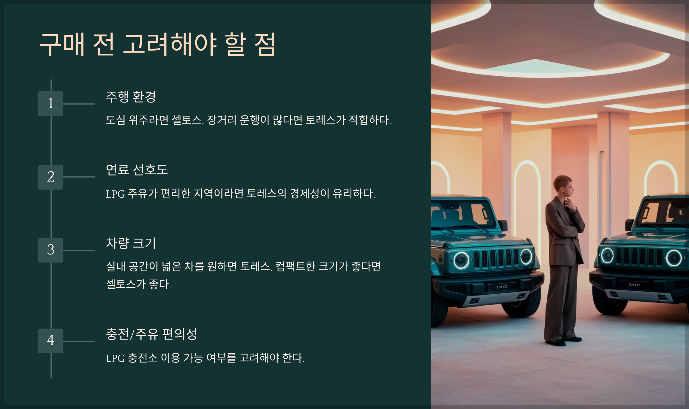 구매 전 고려해야 할 점