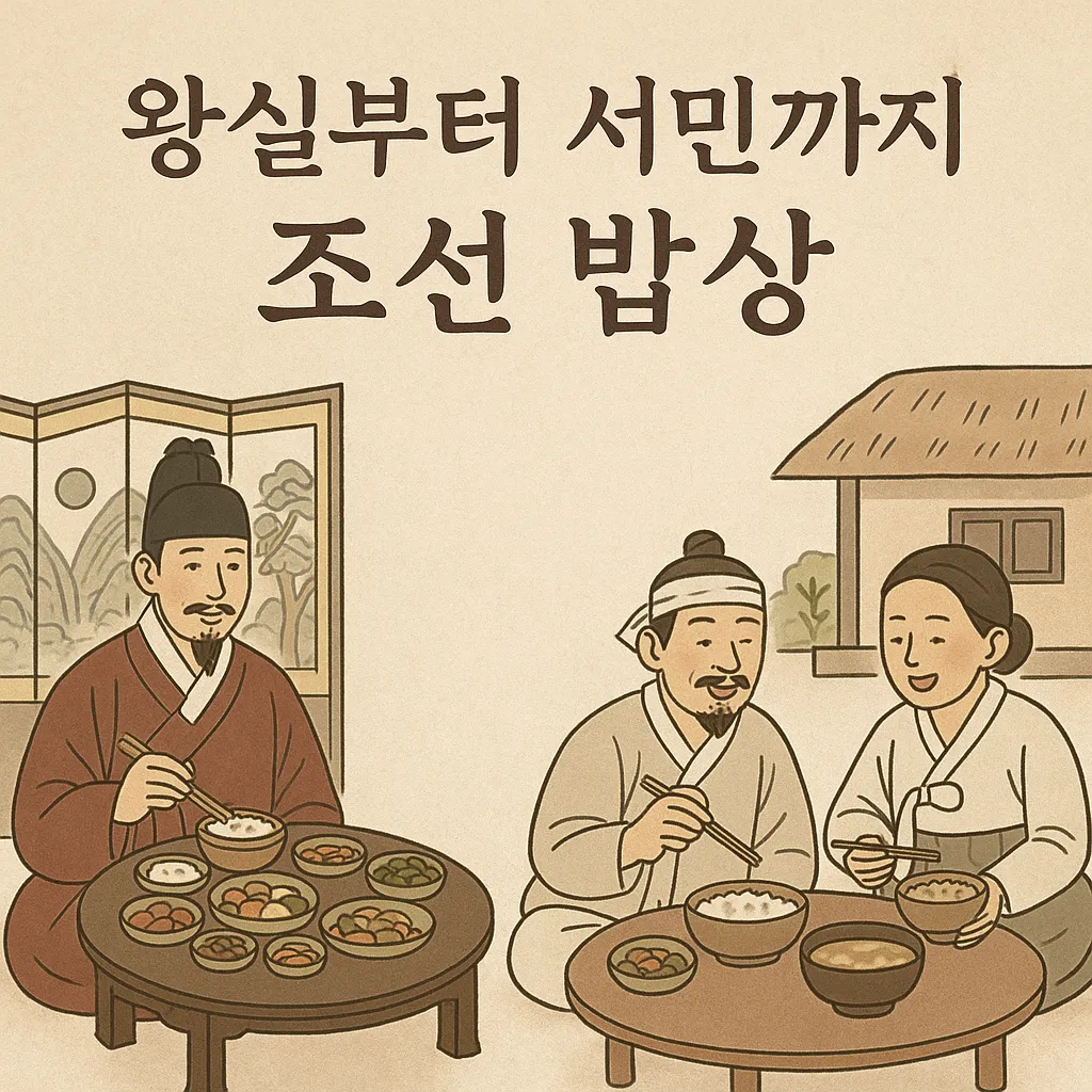 왕실부터 서민까지 조선 밥상