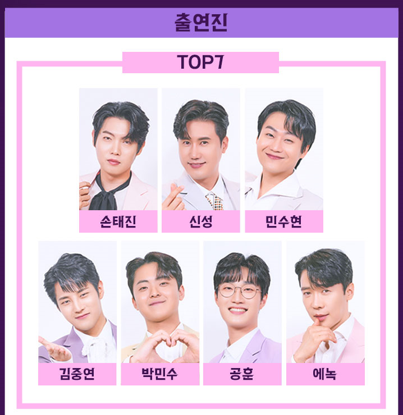 불타는 트롯맨 TOP 7 출연진